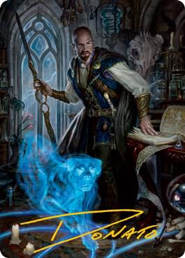 Mordenkainen Art Card (Gold-Stamped Signature)