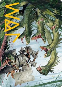 Lair of the Hydra Art Card (Gold-Stamped Signature)