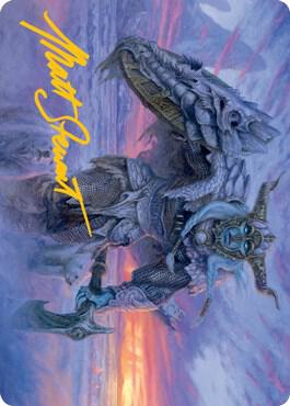Frost Giant Art Card (Gold-Stamped Signature)