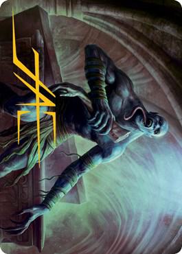 Ghoul Art Card (Gold-Stamped Signature)