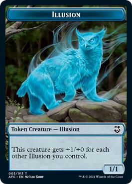 Illusion // Zombie Double-Sided Token