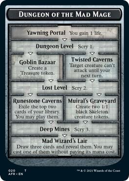 Dungeon of the Mad Mage // Lost Mine of Phandelver Double-Sided Token