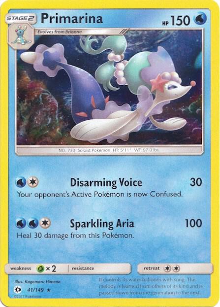 Primarina - 41/149 (Water Web Holo)