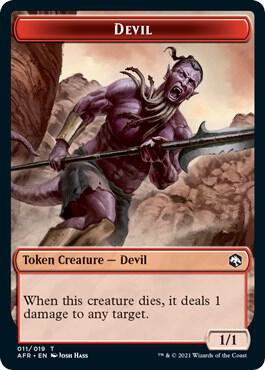 Devil // Icingdeath, Frost Tongue Double-Sided Token