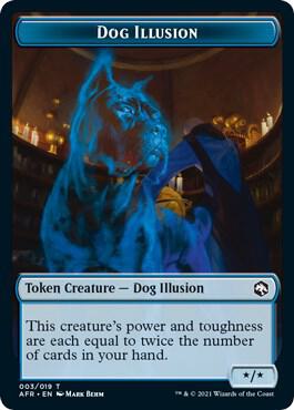 Dog Illusion // Vecna Double-Sided Token