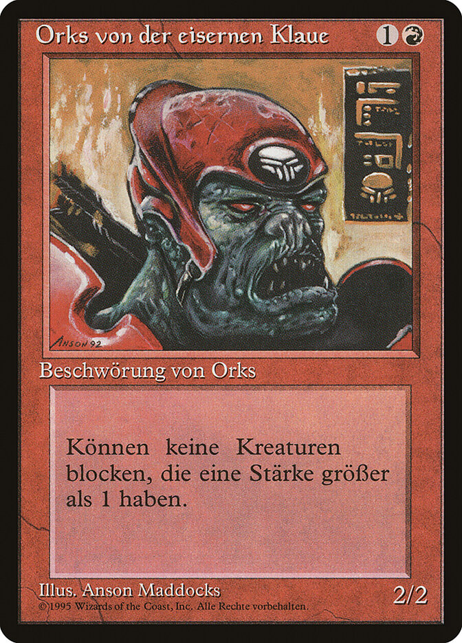 Ironclaw Orcs (German) - "Orks von der eisernen Klaue"