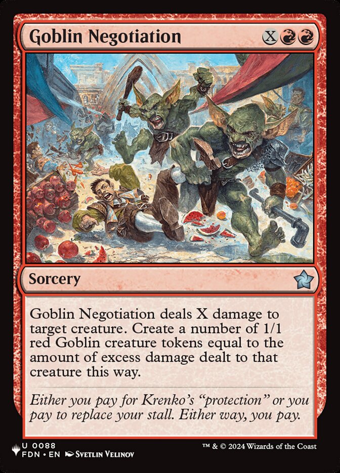 Goblin Negotiation