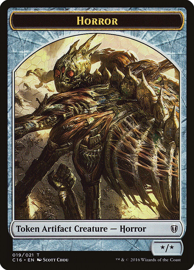 Horror // Thopter Double-Sided Token
