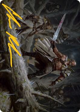 Tovolar, Dire Overlord Art Card (05/81) (Gold-Stamped Signature)