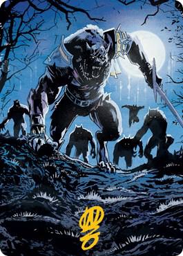 Tovolar, the Midnight Scourge Art Card (08/81) (Gold-Stamped Signature)