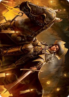 Seasoned Cathar Art Card (Gold-Stamped Signature)