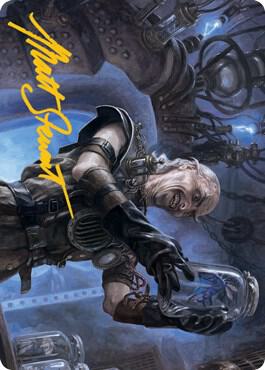 Delver of Secrets Art Card (Gold-Stamped Signature)