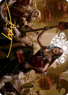 Gisa, Glorious Resurrector Art Card (Gold-Stamped Signature)