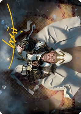 Jerren, Corrupted Bishop Art Card (Gold-Stamped Signature)