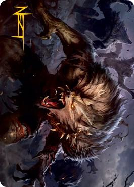 Village Reavers Art Card (Gold-Stamped Signature)