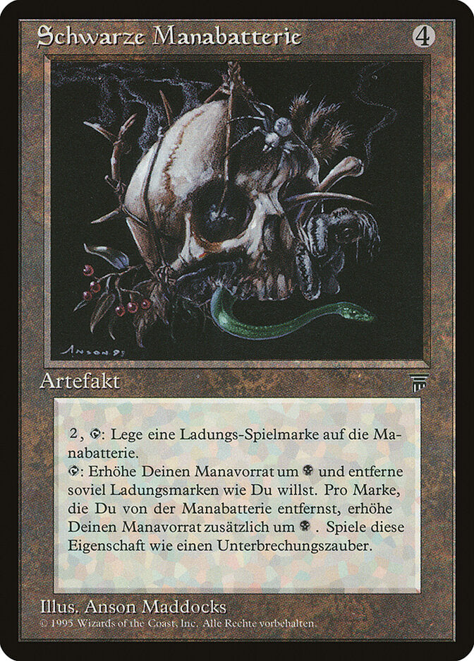 Black Mana Battery (German) - "Schwarze Manabatterie"