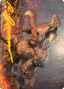 Duel for Dominance Art Card (Gold-Stamped Signature)