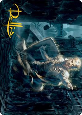 Dennick, Pious Apparition Art Card (Gold-Stamped Signature)
