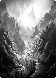 Mountain Art Card