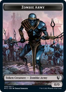 Zombie Army // Zombie (005) Double-Sided Token