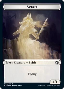 Spirit // Zombie (015) Double-Sided Token