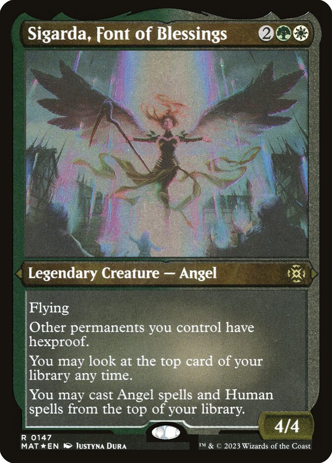 Sigarda, Font of Blessings (Foil Etched)