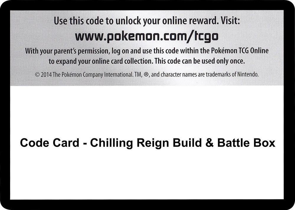 Code Card - Chilling Reign Build & Battle Box