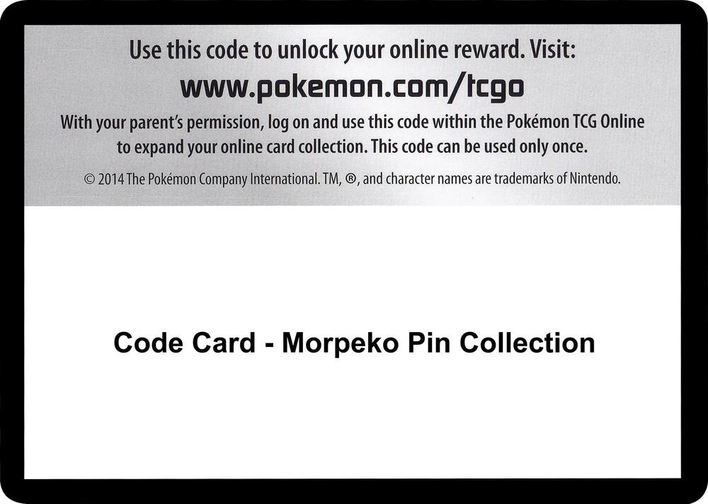 Code Card - Morpeko Pin Collection