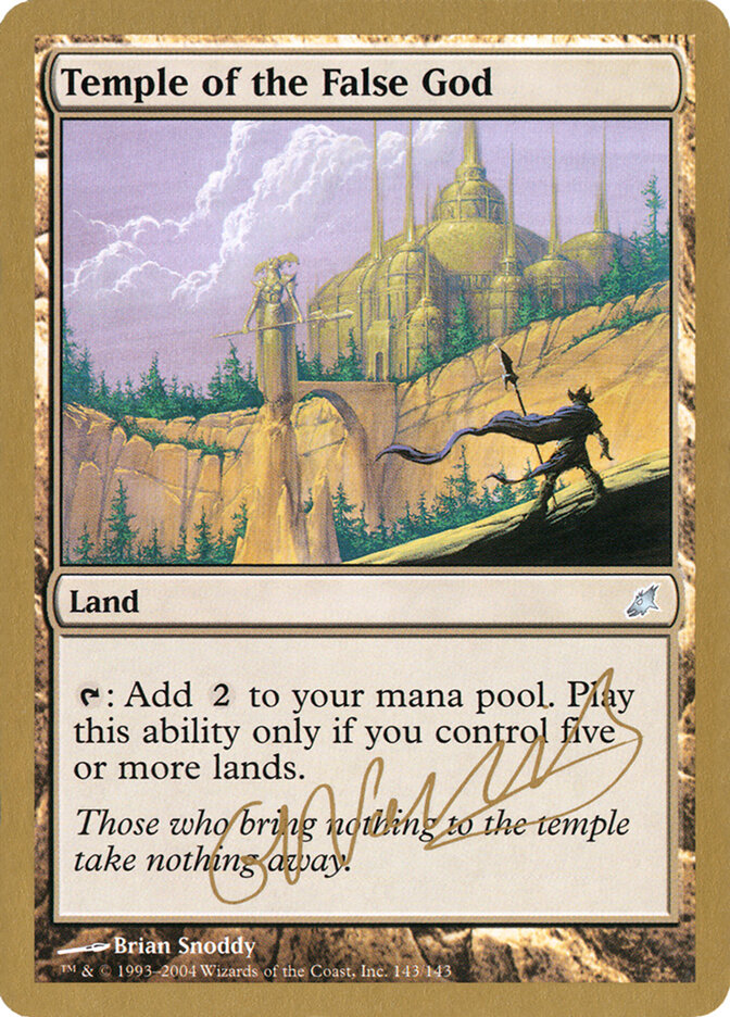 Temple of the False God - 2004 Gabriel Nassif (SCG)