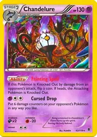 Chandelure - 43/119 (Cosmos Holo)