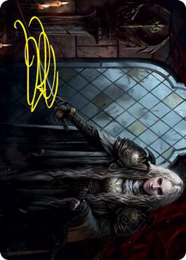 Thalia, Guardian of Thraben Art Card (Gold-Stamped Signature)