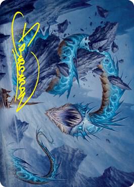 Biolume Serpent Art Card (Gold-Stamped Signature)