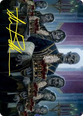 Dying to Serve Art Card (Gold-Stamped Signature)