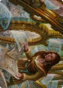 Cartographer's Survey Art Card - Magic: The Gathering