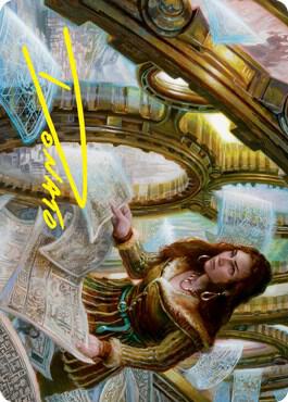 Cartographer's Survey Art Card (Gold-Stamped Signature) - Magic: The Gathering