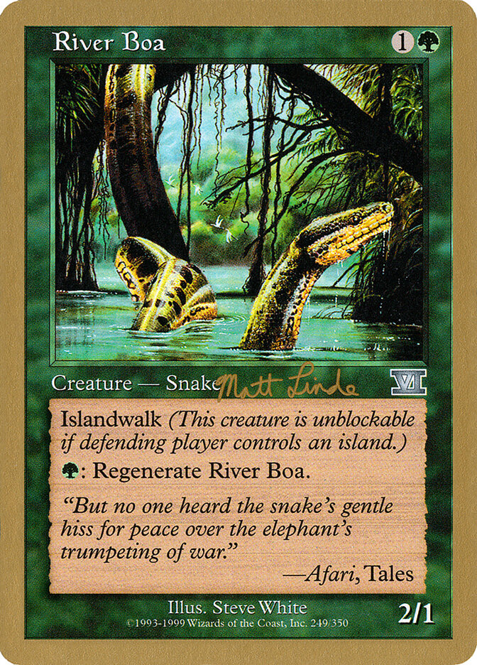 River Boa - 1999 Matt Linde (6ED)