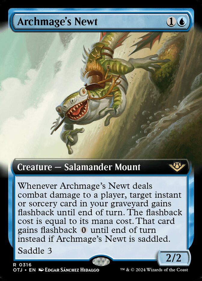 Archmage's Newt (Extended Art)