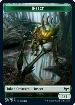 Insect // Spirit Cleric Double-Sided Token