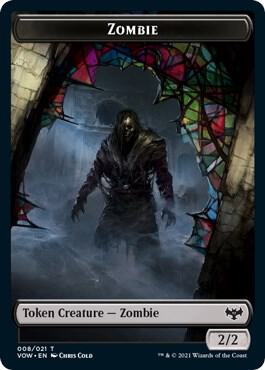 Zombie (008) // Vampire (016) Double-Sided Token