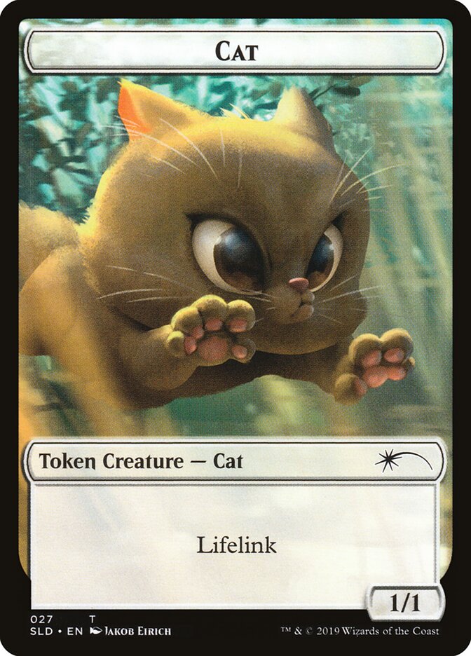 Cat (027) // Cat (028) Double-sided Token