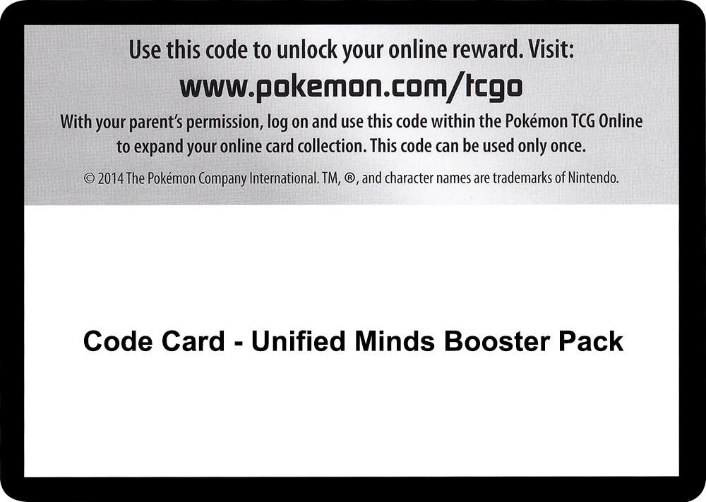 Code Card - Unified Minds Booster Pack