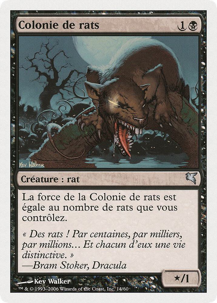 Swarm of Rats (French) - "Colonie de rats" (A14)