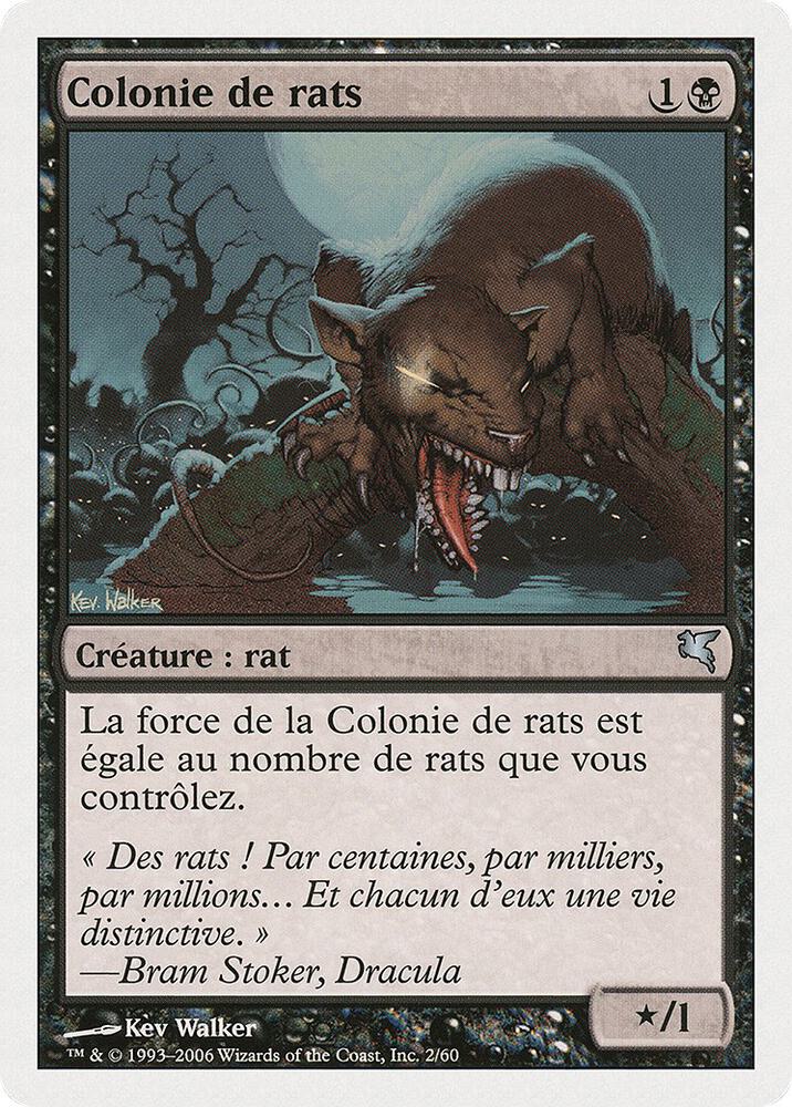 Swarm of Rats (French) - "Colonie de rats" (A2)