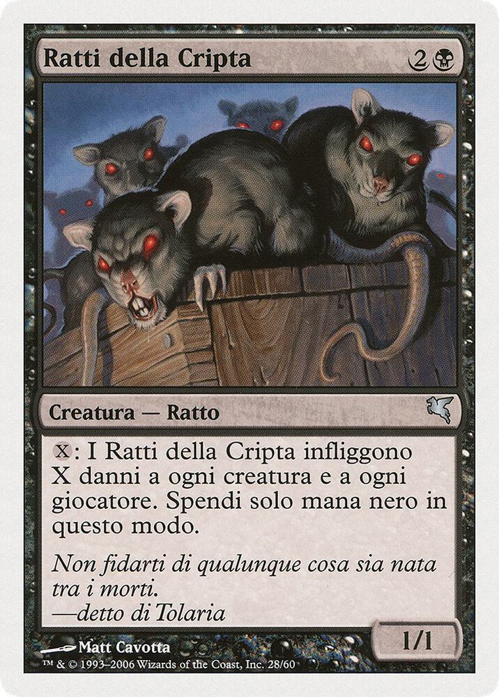 Crypt Rats (Italian) - "Ratti della Cripta"