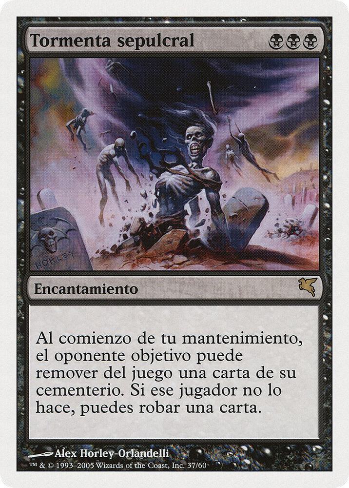 Gravestorm (Spanish) - "Tormenta sepulcral"