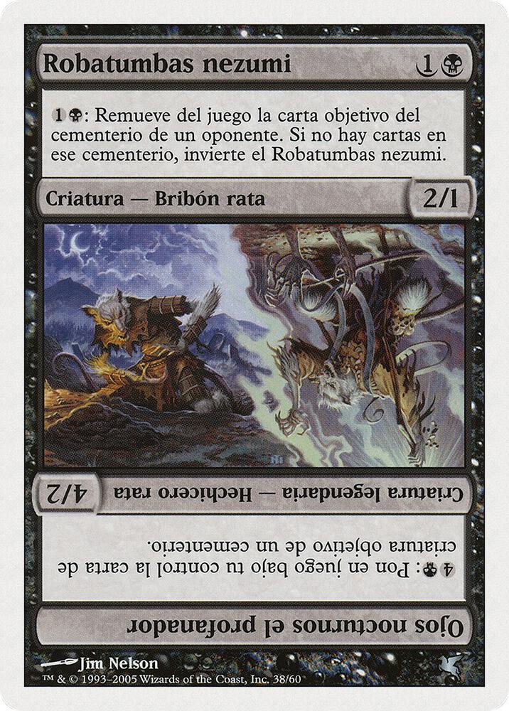 Nezumi Graverobber // Nighteyes the Desecrator (Spanish) - "Robatumbas nezumi" (A38)