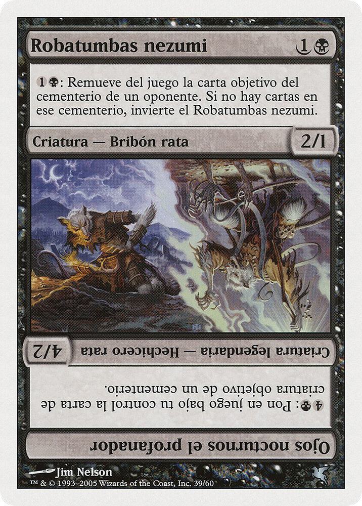 Nezumi Graverobber // Nighteyes the Desecrator (Spanish) - "Robatumbas nezumi" (A39)