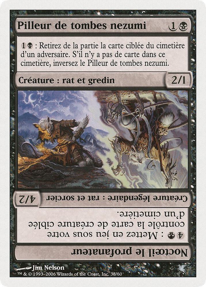 Nezumi Graverobber // Nighteyes the Desecrator (French) - "Pilleur de tombes nezumi" (A38)