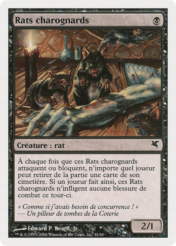 Carrion Rats (French) - "Rats charognards" (A41) - Magic: The Gathering