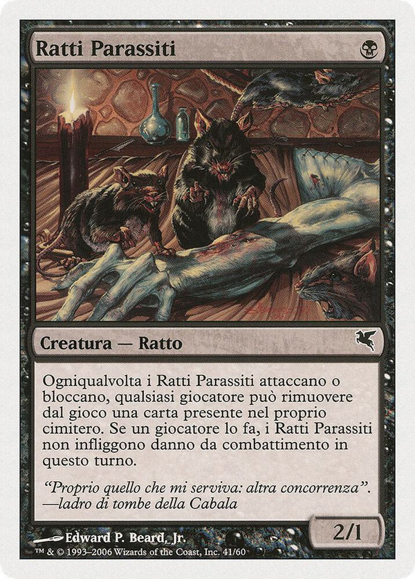 Carrion Rats (Italian) - "Ratti Parassiti" (A41) - Magic: The Gathering